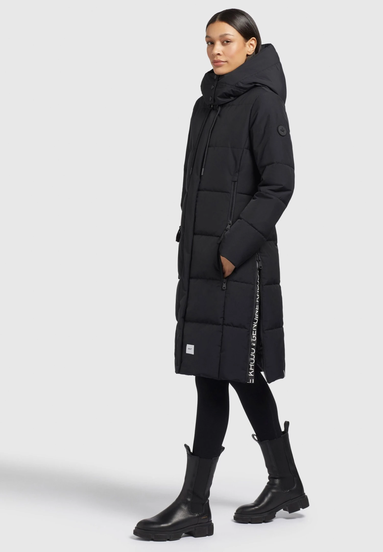 Khujo ViolaCappotto InvernaleSchwarz Donna Cappotti KH121U1AL-Q11 2 Khujo ViolaCappotto InvernaleSchwarz Donna Cappotti KH121U1AL-Q11 - immagine 2