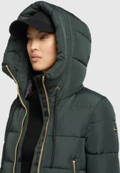 Khujo SiskaCappotto InvernaleDunkelgrün Donna Cappotti KH121U1AA-M11 -Khujo Negozio di alimentari 5e7fcdb7b3f746088fa0340439ef11da
