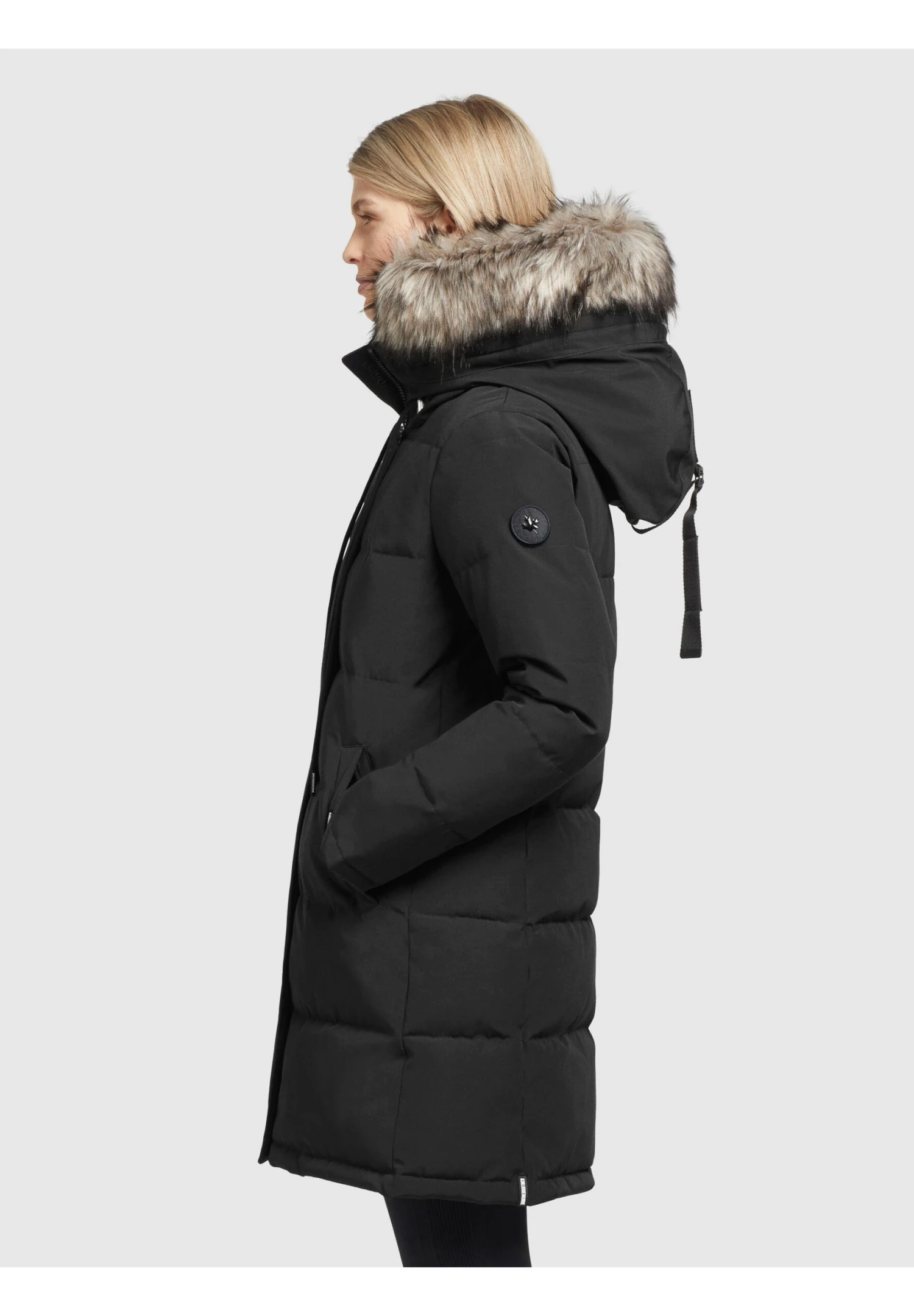 Khujo ClorenCappotto InvernaleSchwarz Donna Cappotti KH121U158-Q11 4 Khujo ClorenCappotto InvernaleSchwarz Donna Cappotti KH121U158-Q11 - immagine 4