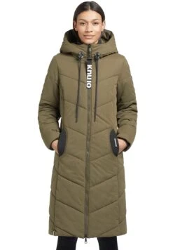 Khujo Aribay2 PeachedCappotto InvernaleKhaki Grün Donna Cappotti KH121U148-N11 -Khujo Negozio di alimentari 5f5c024aa5ad494e9860920355b39e2c
