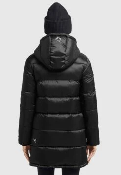 Khujo Word SatinCappotto InvernaleSchwarz Donna Cappotti KH121U157-Q11 -Khujo Negozio di alimentari 602bf1a362e7426287b48911c3d338f9