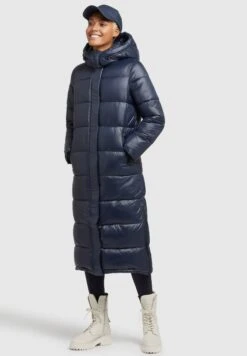 Khujo Emoria ShinyCappotto InvernaleDunkelblau Donna Cappotti KH121U17O-K11 -Khujo Negozio di alimentari 61e2648bf2fe4b72b0334502d32479ec