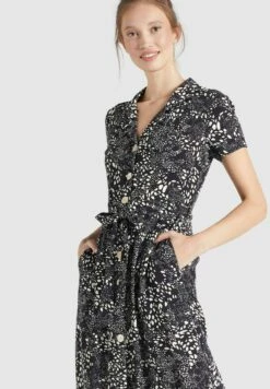 Khujo GoyaAbito A CamiciaSchwarz Weiß Gemustert Donna Vestiti KH121C0CX-Q11 -Khujo Negozio di alimentari 625124ca6fcf4efb851cc4fb92aee31d