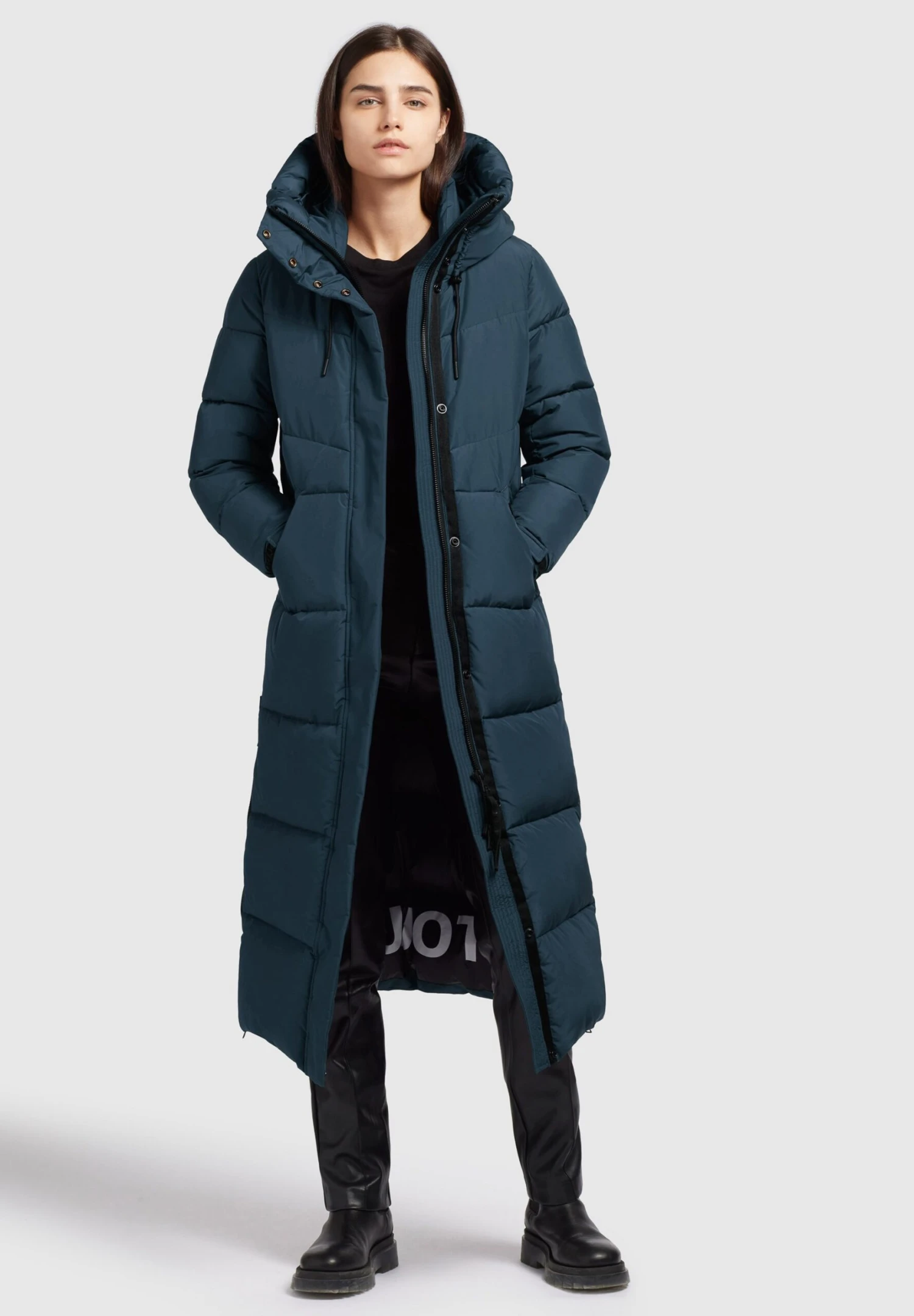 Khujo ShimantaCappotto InvernaleDunkelblau Donna Cappotti KH121U1AJ-K11 2 Khujo ShimantaCappotto InvernaleDunkelblau Donna Cappotti KH121U1AJ-K11 - immagine 2