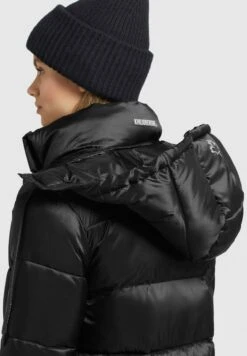 Khujo Word SatinCappotto InvernaleSchwarz Donna Cappotti KH121U157-Q11 -Khujo Negozio di alimentari 659540663d094263bf5f0b2a40337f0d