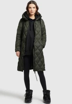 Khujo LennjaCappotto InvernaleDunkelgrün Donna Cappotti KH121U15X-M11 -Khujo Negozio di alimentari 69dd5e5a0188450197979a260725c31d