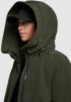 Khujo Viona3Cappotto InvernaleDunkelgrün Donna Cappotti KH121U15A-M11 -Khujo Negozio di alimentari 6cdd8a6c45bb40099c0807b84dd7af62