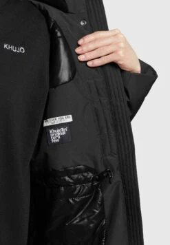 Khujo ClivCappotto CortoSchwarz Donna Cappotti KH121U15G-Q11 -Khujo Negozio di alimentari 70a17589505b4b80b21a80e256009b69