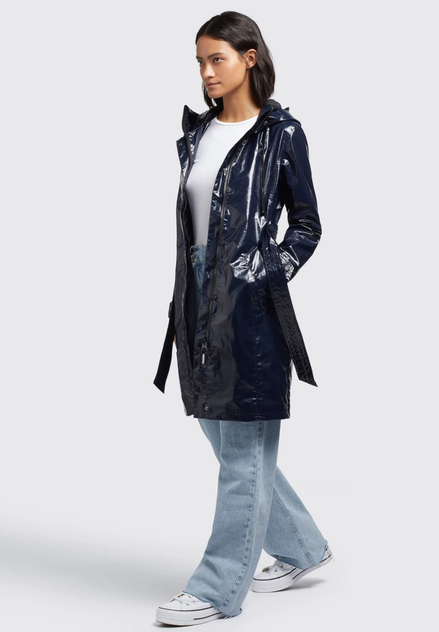 Khujo AleciaTrenchDunkelblau Donna Cappotti KH121U18A-K11 7 Khujo AleciaTrenchDunkelblau Donna Cappotti KH121U18A-K11 - immagine 7