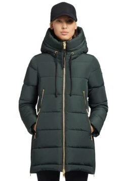 Khujo SiskaCappotto InvernaleDunkelgrün Donna Cappotti KH121U1AA-M11 -Khujo Negozio di alimentari 73da13ea26f64d42b17f29a041f39d14