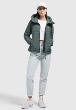 Khujo Lovina MattGiacca Da Mezza StagioneKupfergrün Donna Giacche E Blazer KH121U180-L11 -Khujo Negozio di alimentari 748eb17f017240beb6025143b9045aad