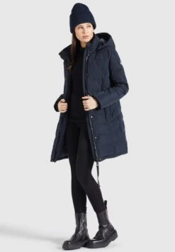 Khujo Delinas2Cappotto InvernaleDunkelblau Donna Cappotti KH121U0ZH-K11 -Khujo Negozio di alimentari 74e4fbefb70c47efab6ae5829aea6070