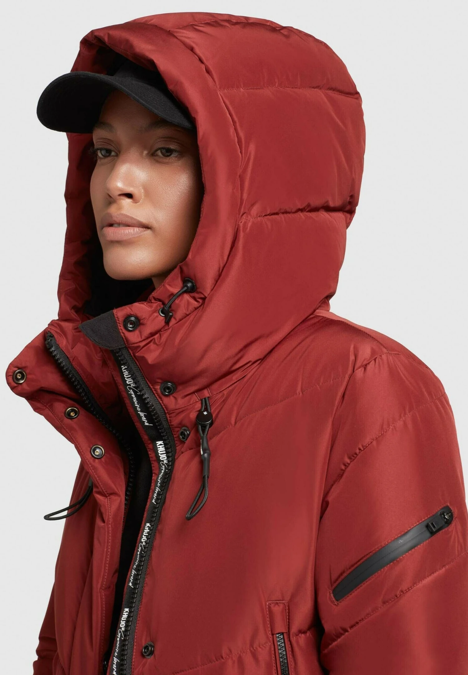 Khujo Sonje3Cappotto InvernaleRostrot Donna Cappotti KH121U14R-G11 5 Khujo Sonje3Cappotto InvernaleRostrot Donna Cappotti KH121U14R-G11 - immagine 5