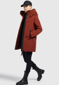 Khujo Viona4Cappotto InvernaleRotbraun Donna Cappotti KH121U1CS-G11 -Khujo Negozio di alimentari 75cb70ab659148f6aa8bed9361220120
