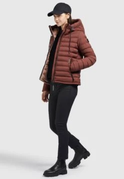 Khujo Lovina3 MattGiacca InvernaleDunkelrot Donna Giacche E Blazer KH121U19H-G11 -Khujo Negozio di alimentari 78dd174c24f64af1923db42c73d4f7ae