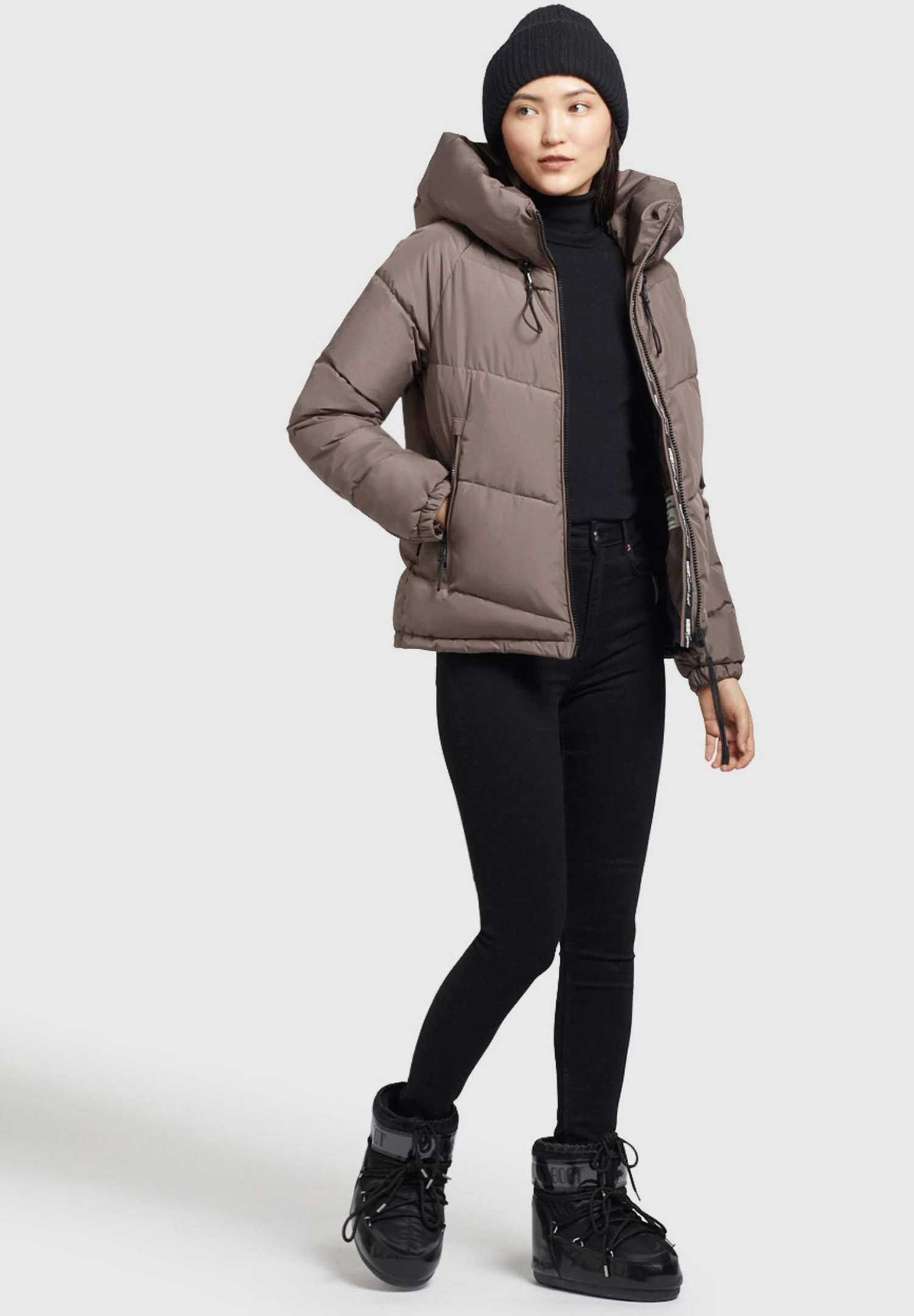 Khujo Esila 3Giacca InvernaleTaupe Donna Giacche E Blazer KH121U14A-B11 2 Khujo Esila 3Giacca InvernaleTaupe Donna Giacche E Blazer KH121U14A-B11 - immagine 2