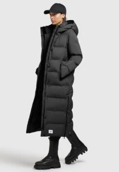 Khujo Ella - Cappotto Invernale - Schwarz -Khujo Negozio di alimentari 7aa44594542a4672b2232ae86af50593