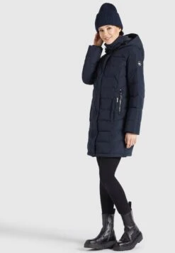 Khujo Delinas2Cappotto InvernaleDunkelblau Donna Cappotti KH121U0ZH-K11 -Khujo Negozio di alimentari 7abf62a5a9834d6d80e15e26f50588c1