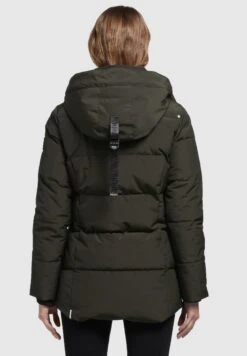 Khujo EuniceCappotto InvernaleDunkeloliv Donna Cappotti KH121U168-N11 -Khujo Negozio di alimentari 7de9f0ecee394eeeac24a6f20b626f02
