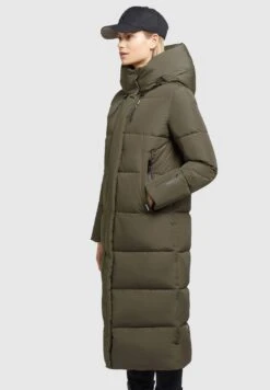 Khujo Soulani2Cappotto InvernaleKhaki Grün Donna Cappotti KH121U14C-N11 -Khujo Negozio di alimentari 7e8929193a014aaa86bd3ae290af9392
