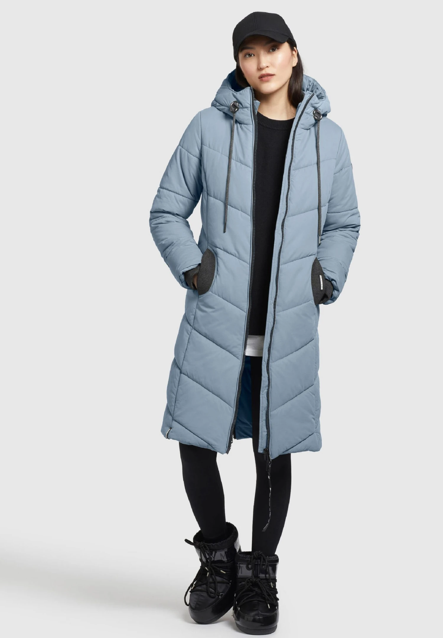 Khujo Aribay3 PeachedCappotto InvernaleHellblau Donna Cappotti KH121U14Y-K11 4 Khujo Aribay3 PeachedCappotto InvernaleHellblau Donna Cappotti KH121U14Y-K11 - immagine 4