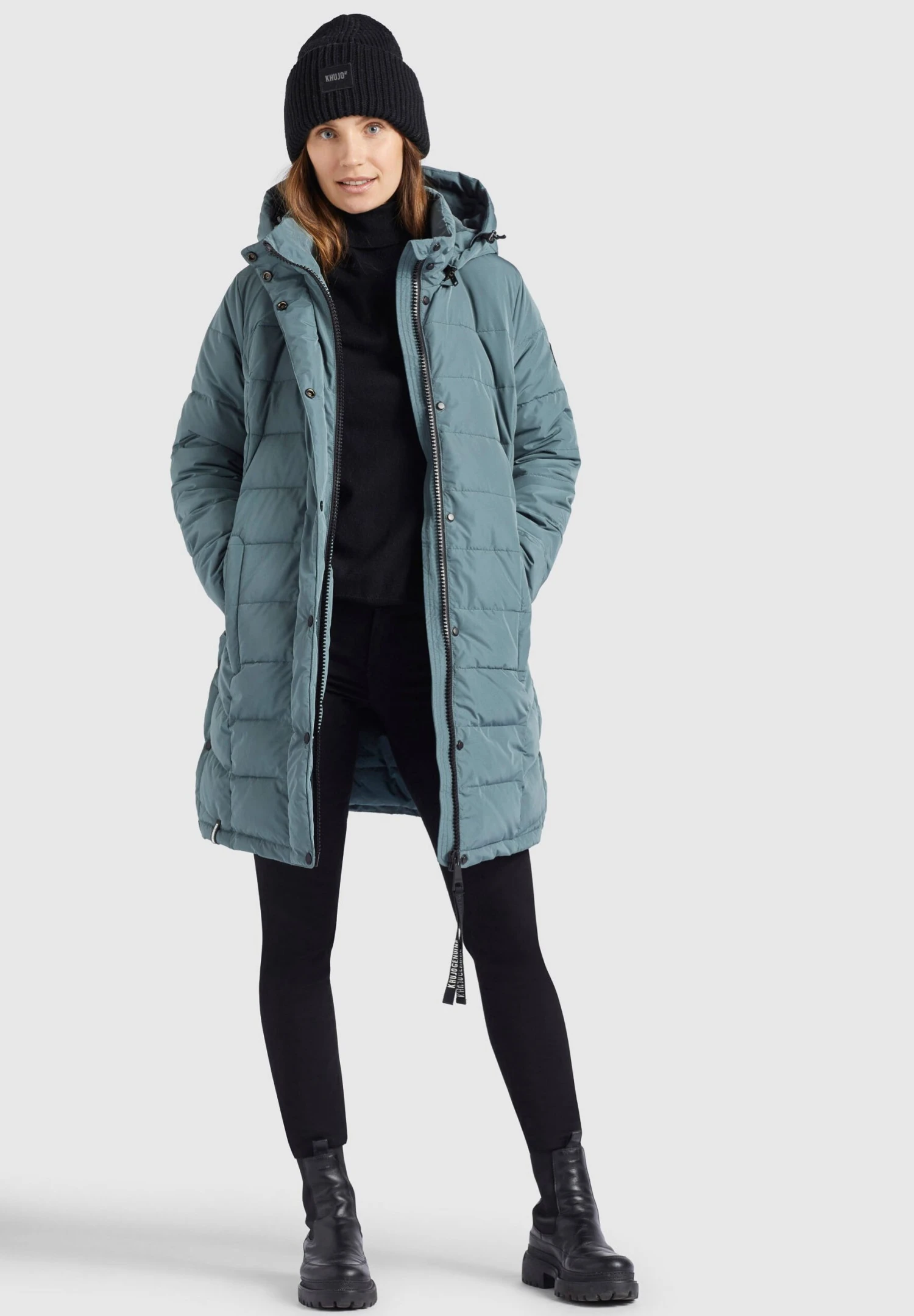Khujo Delinas2Cappotto InvernaleBlaugrau Donna Cappotti KH121U0ZH-K12 2 Khujo Delinas2Cappotto InvernaleBlaugrau Donna Cappotti KH121U0ZH-K12 - immagine 2