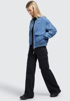 Khujo Nova - Giubbotto Bomber - Blau -Khujo Negozio di alimentari 834118189e5f4d9f91aa3a413ca2406a