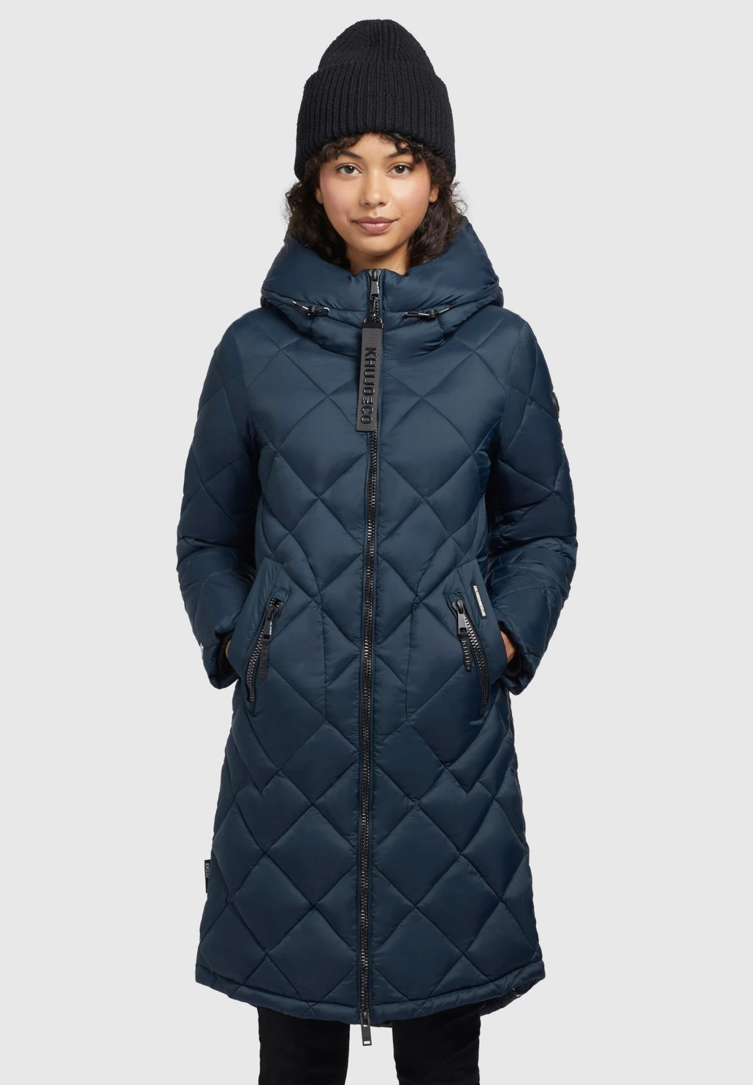 Khujo ZaritaCappotto InvernaleDunkelblau Donna Cappotti KH121U1B4-K11 1 Khujo ZaritaCappotto InvernaleDunkelblau Donna Cappotti KH121U1B4-K11