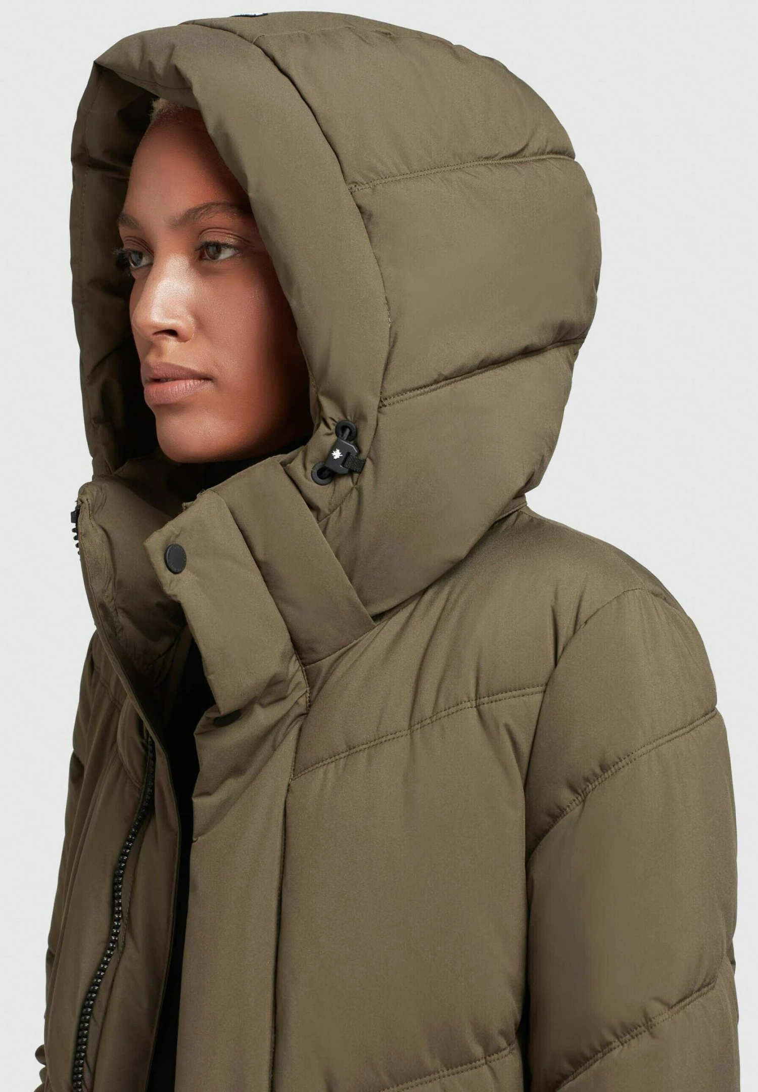 Khujo Torino2Cappotto InvernaleKhaki Grün Donna Cappotti KH121U14V-N11 4 Khujo Torino2Cappotto InvernaleKhaki Grün Donna Cappotti KH121U14V-N11 - immagine 4