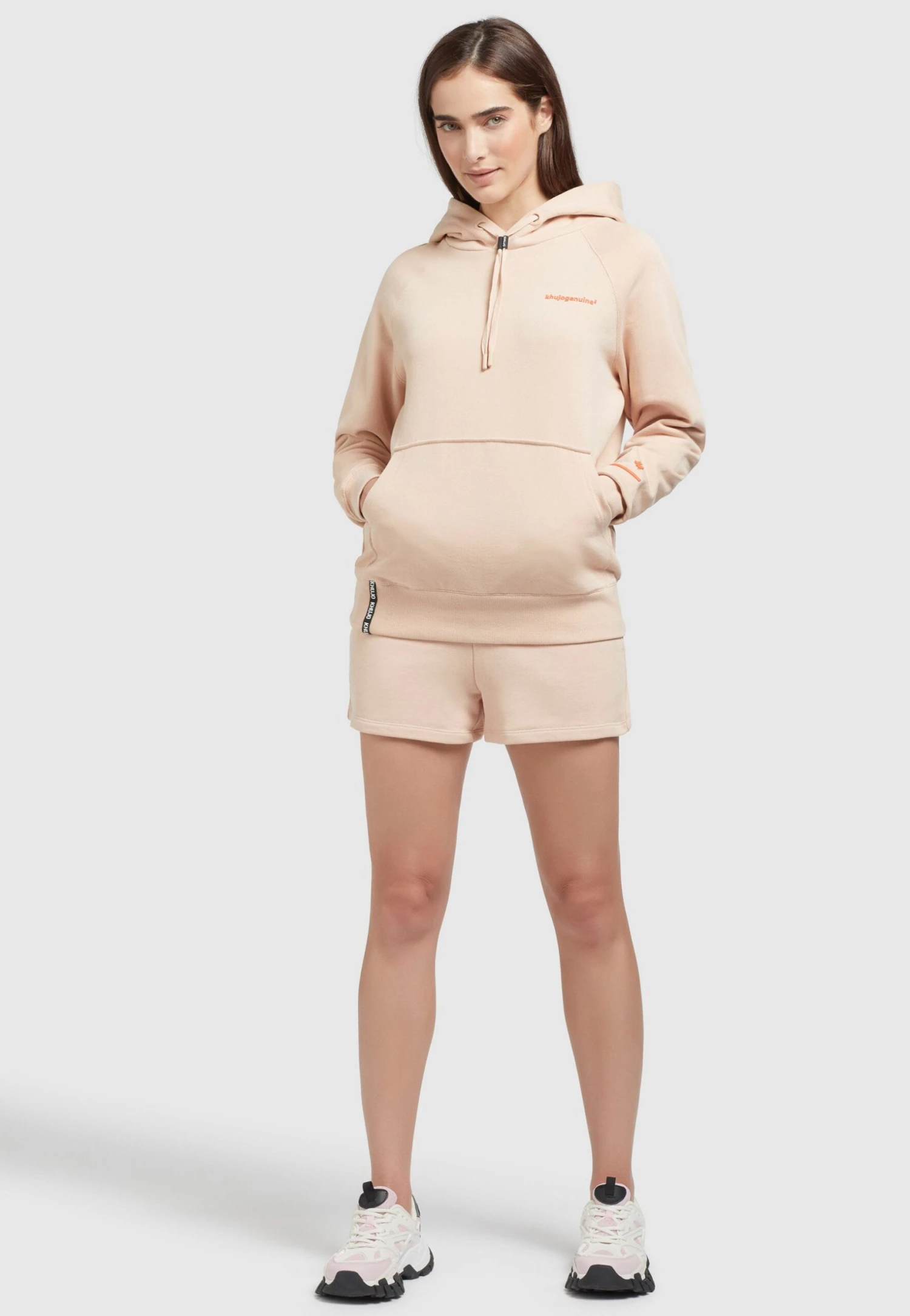 Khujo OdetteFelpa Con CappuccioAprikot Donna Felpe KH121J075-H11 2 Khujo OdetteFelpa Con CappuccioAprikot Donna Felpe KH121J075-H11 - immagine 2