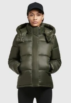 Khujo Valona ShinyGiacca InvernaleDunkelgrün Donna Giacche E Blazer KH121U15C-M11