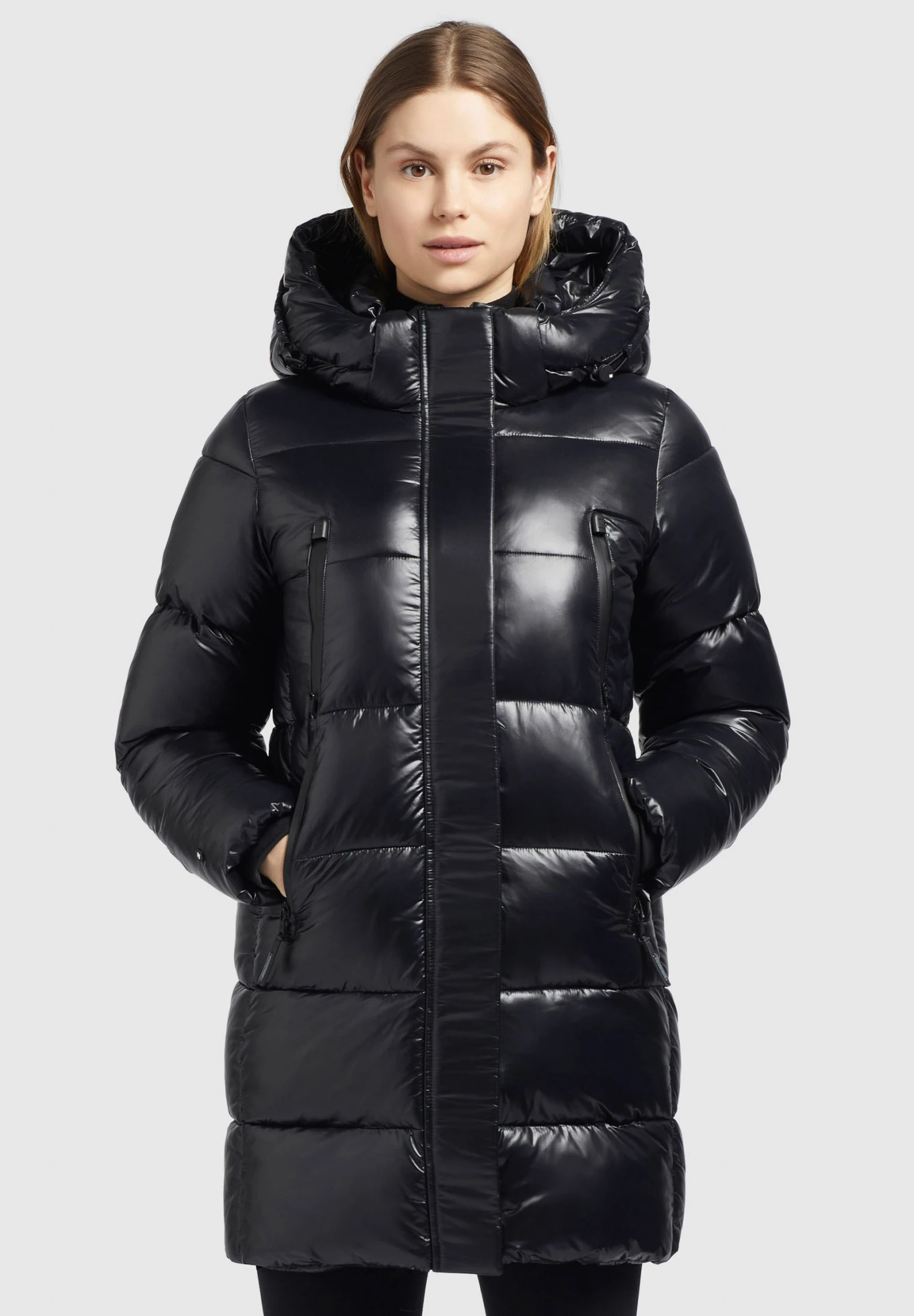 Khujo Cardi ShinyCappotto InvernaleSchwarz Donna Cappotti KH121U1AE-Q11 1 Khujo Cardi ShinyCappotto InvernaleSchwarz Donna Cappotti KH121U1AE-Q11