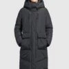 Khujo ElvitaCappotto InvernaleGraublau Donna Cappotti KH121U14I-K11