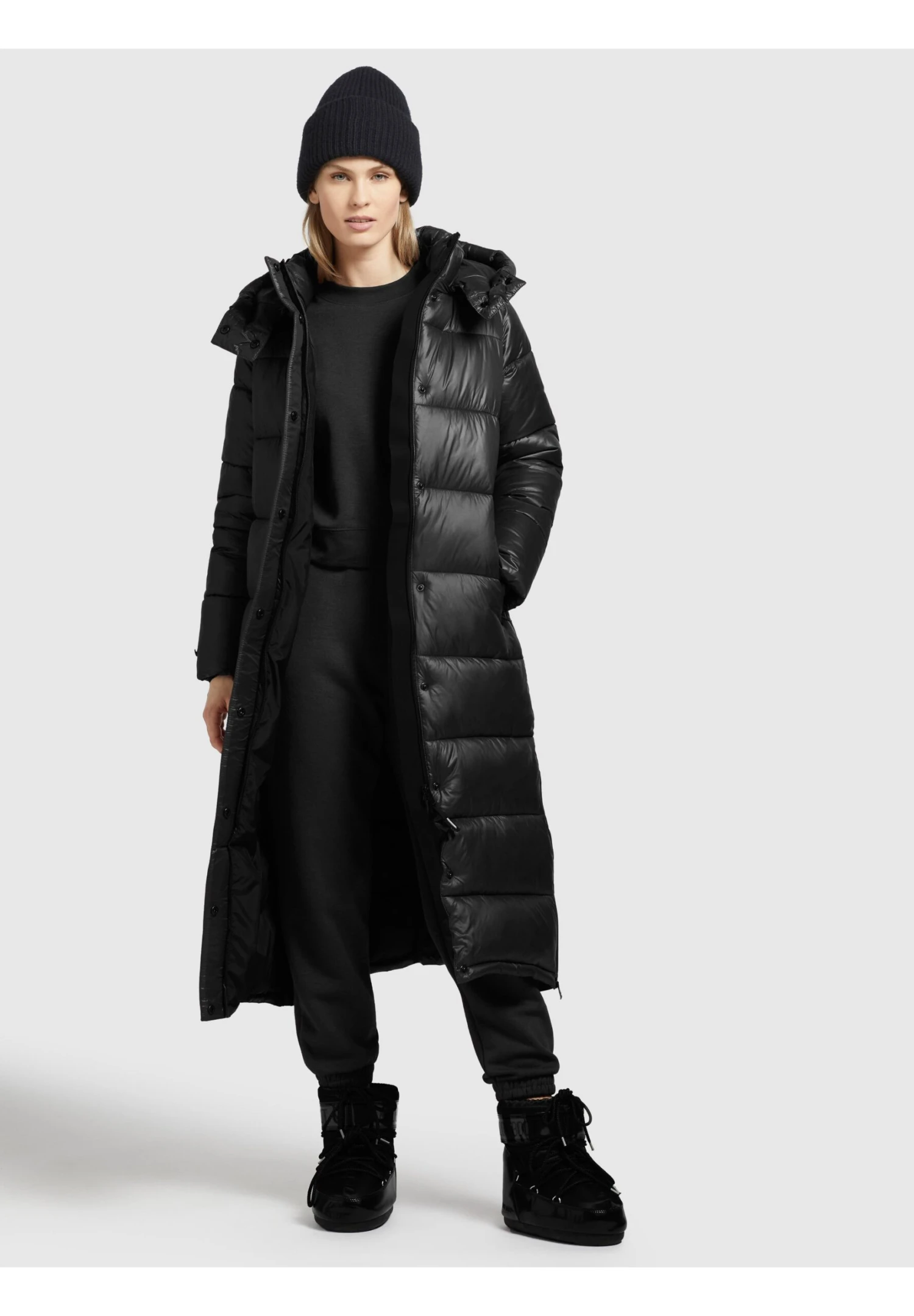 Khujo Emoria Shiny - Cappotto Invernale - Schwarz 2 Khujo Emoria Shiny - Cappotto Invernale - Schwarz - immagine 2