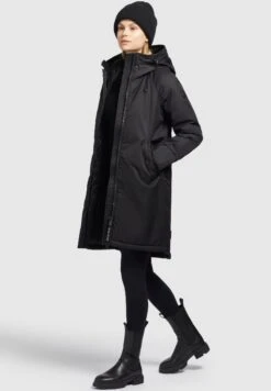Khujo SemieCappotto InvernaleSchwarz Donna Cappotti KH121U1D6-Q11 -Khujo Negozio di alimentari 8de6d7644a874963b0a81cf05b207ac8