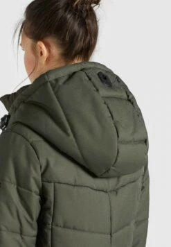 Khujo Elva StructuredCappotto InvernaleDunkeloliv Donna Cappotti KH121U110-N11 -Khujo Negozio di alimentari 8e75694159d749ffa767b3905d7e0447