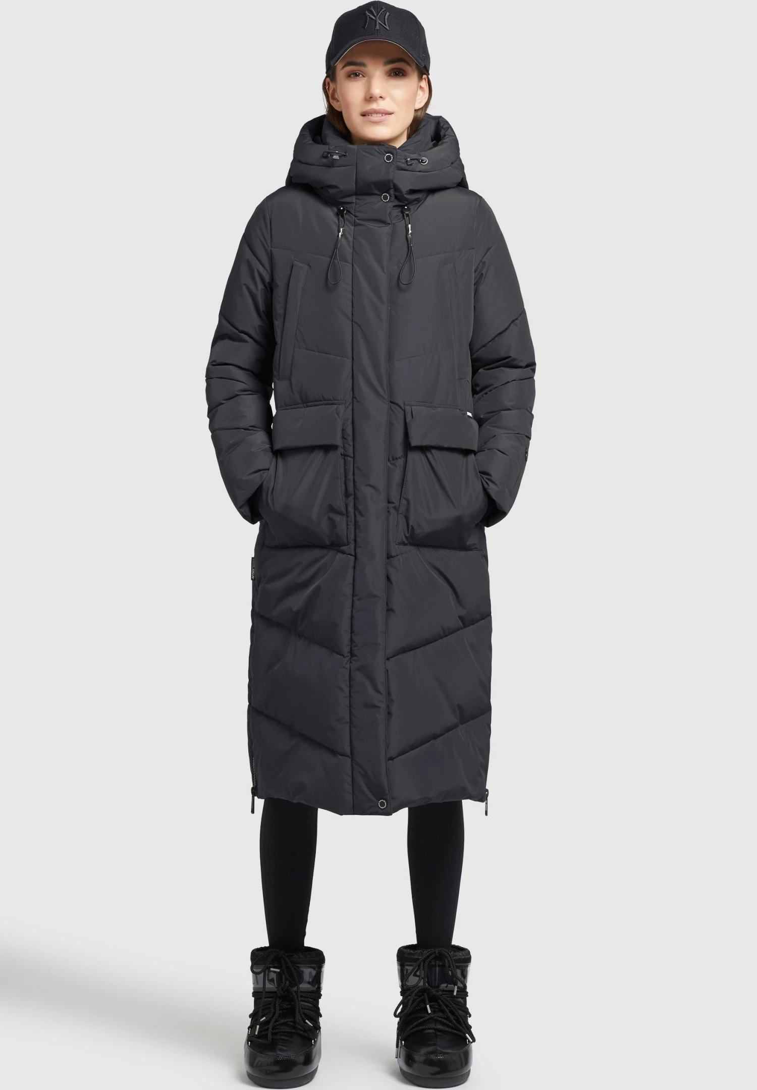 Khujo ElvitaCappotto InvernaleGraublau Donna Cappotti KH121U14I-K11 2 Khujo ElvitaCappotto InvernaleGraublau Donna Cappotti KH121U14I-K11 - immagine 2