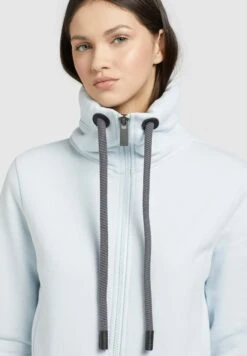 Khujo Tosta - Felpa Con Zip - Hellblau -Khujo Negozio di alimentari 8f6de69aba834e65bca09dc973c828dc