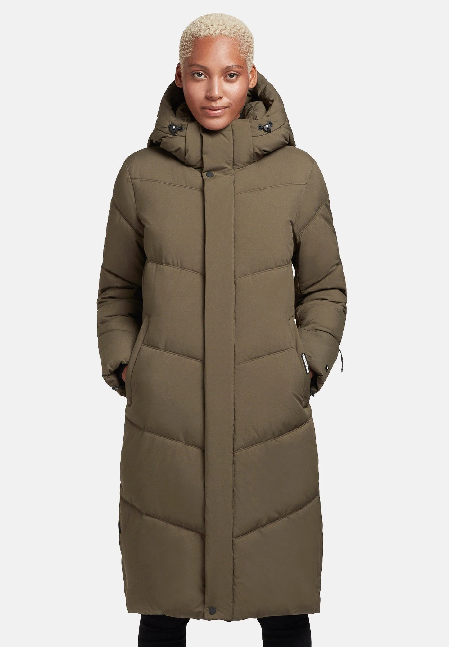 Khujo Torino2Cappotto InvernaleKhaki Grün Donna Cappotti KH121U14V-N11 8 Khujo Torino2Cappotto InvernaleKhaki Grün Donna Cappotti KH121U14V-N11 - immagine 8