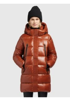 Khujo Cardi ShinyCappotto InvernaleRotbraun Donna Cappotti KH121U1AE-O11