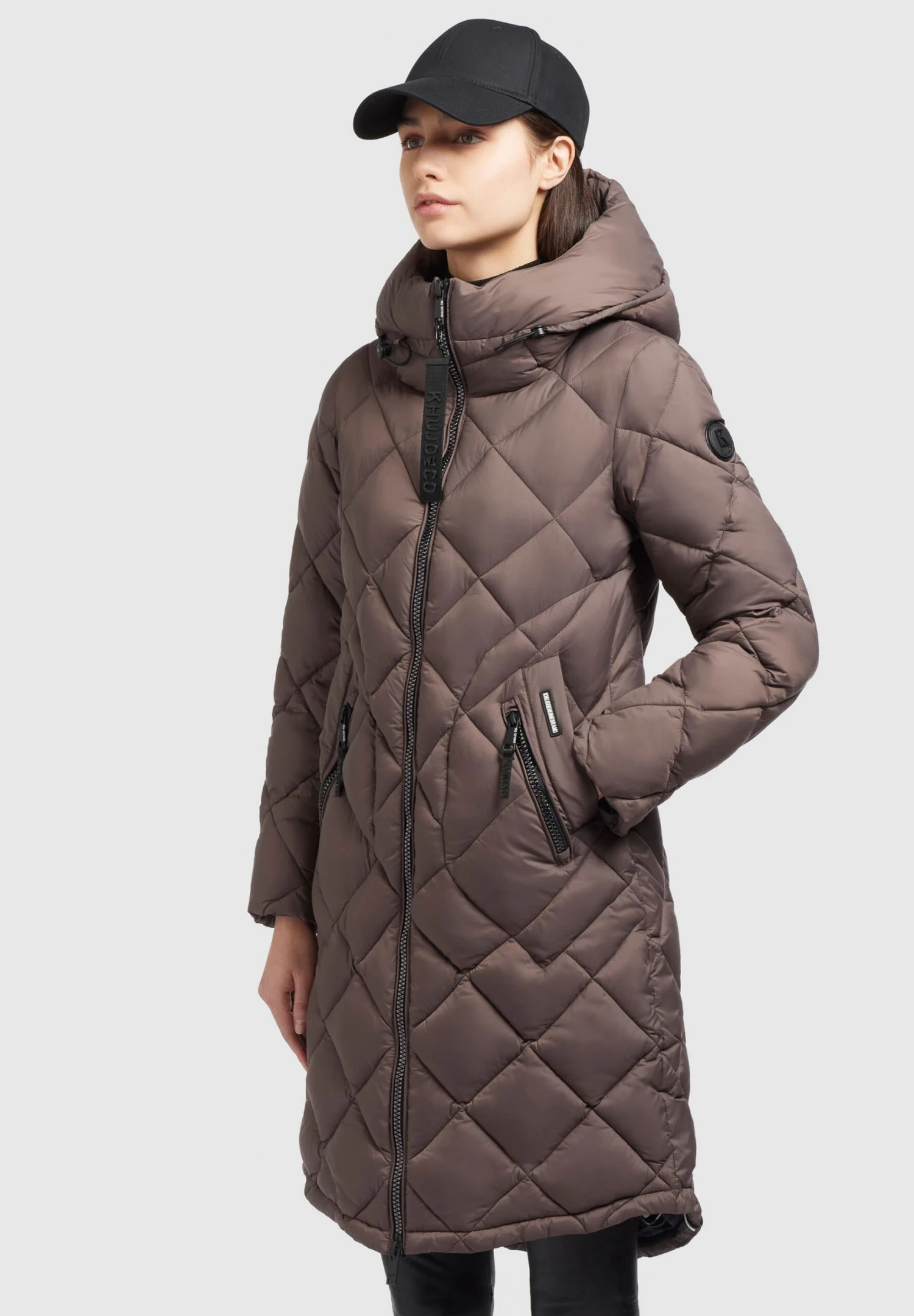 Khujo ZaritaCappotto InvernaleTaupe Donna Cappotti KH121U1B4-B11 6 Khujo ZaritaCappotto InvernaleTaupe Donna Cappotti KH121U1B4-B11 - immagine 6