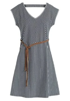 Khujo LeifaVestito EstivoDunkelblau-Weiß Gestreift Donna Vestiti KH121C0D1-K11 -Khujo Negozio di alimentari 9d068a2c6e13419593aa845c5c1b1c09