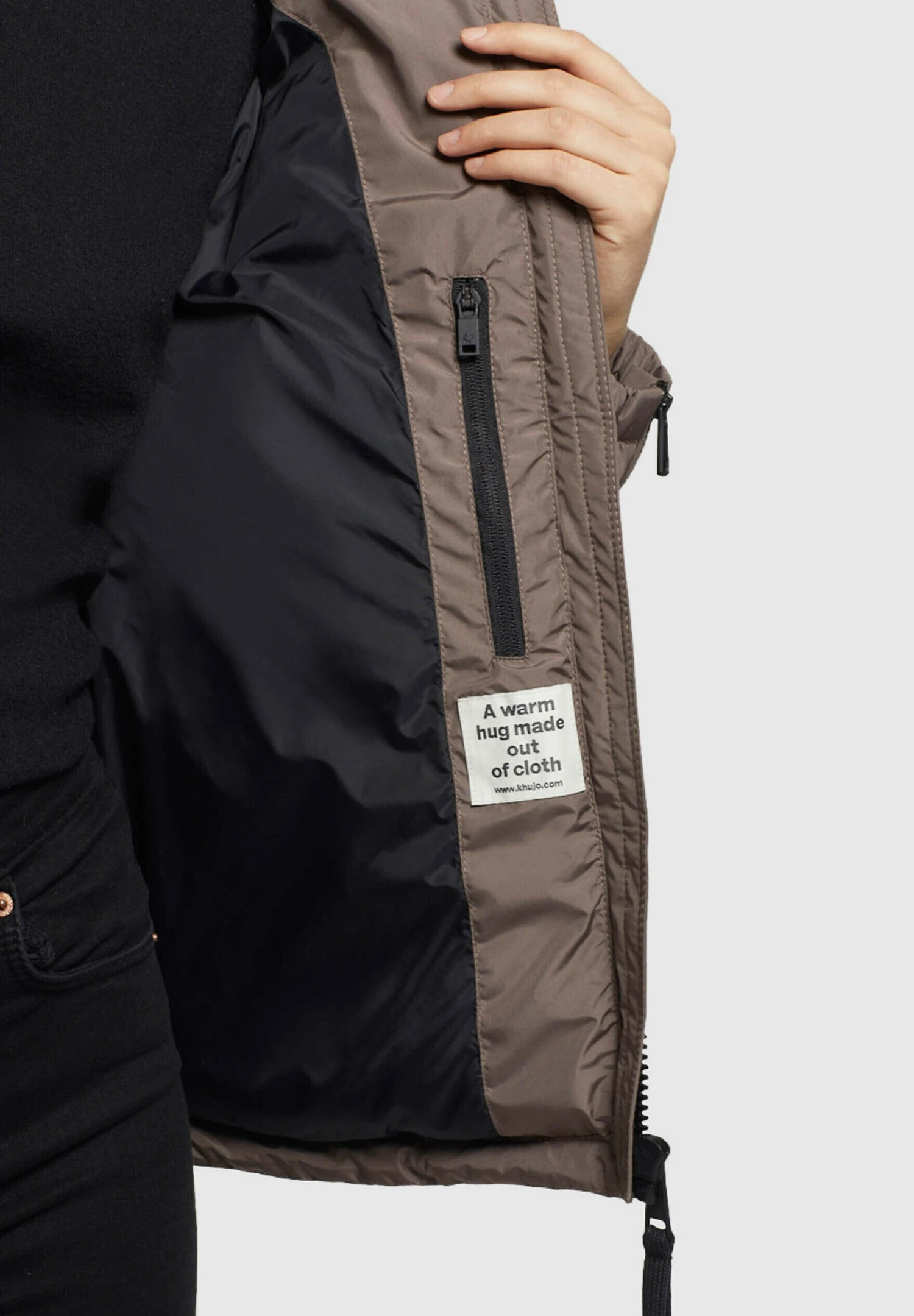 Khujo Esila 3Giacca InvernaleTaupe Donna Giacche E Blazer KH121U14A-B11 5 Khujo Esila 3Giacca InvernaleTaupe Donna Giacche E Blazer KH121U14A-B11 - immagine 5