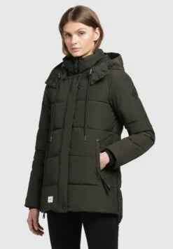 Khujo EuniceCappotto InvernaleDunkeloliv Donna Cappotti KH121U168-N11 -Khujo Negozio di alimentari 9da9c3c3baba482e9a4e0a7bbcecb91f