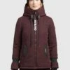 Khujo Tweety Prime5 PeachedGiacca Da Mezza StagioneWeinrot Donna Giacche E Blazer KH121U11F-G11