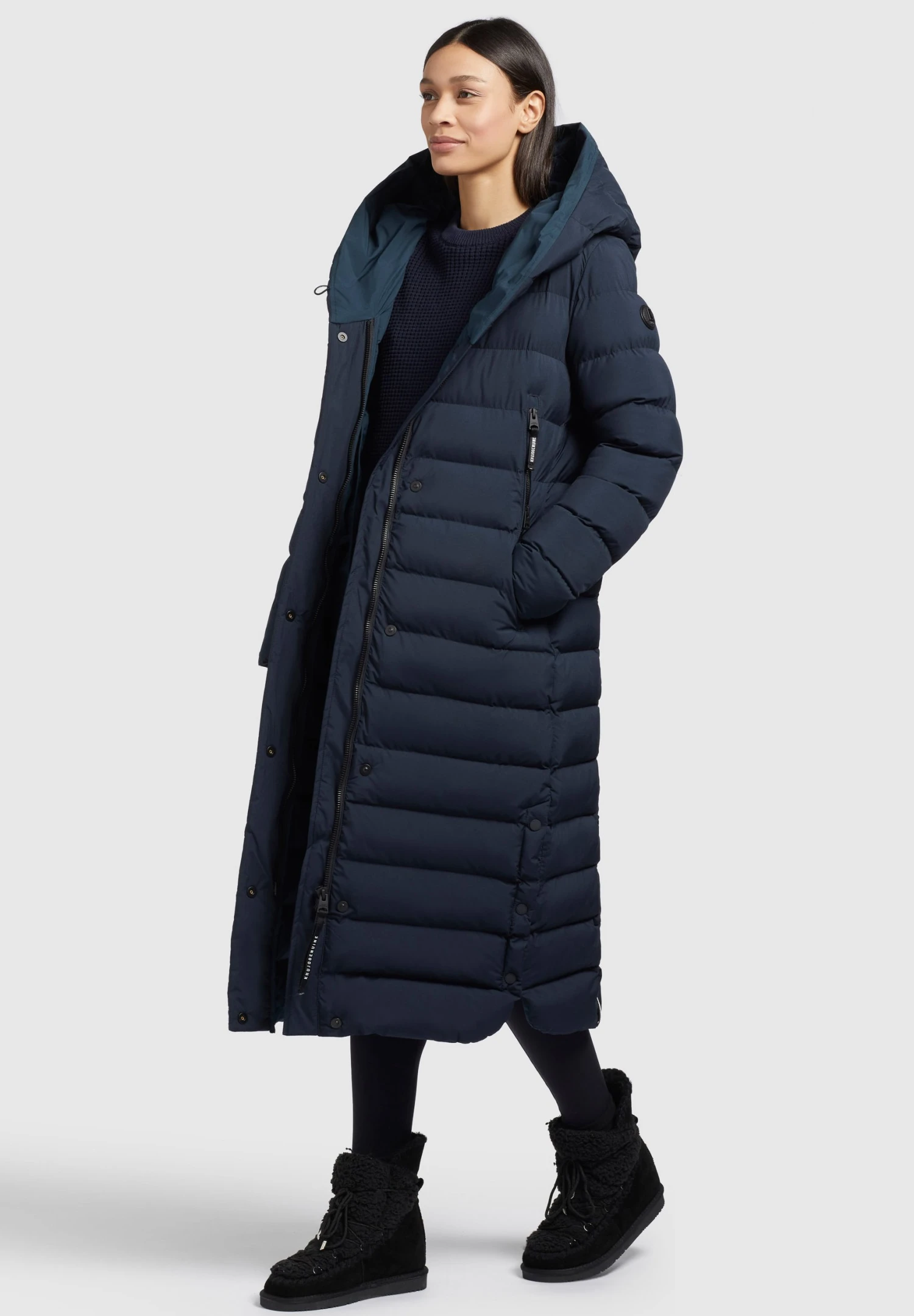 Khujo Teiva MattCappotto InvernaleDunkelblau Donna Cappotti KH121U1D5-K11 2 Khujo Teiva MattCappotto InvernaleDunkelblau Donna Cappotti KH121U1D5-K11 - immagine 2