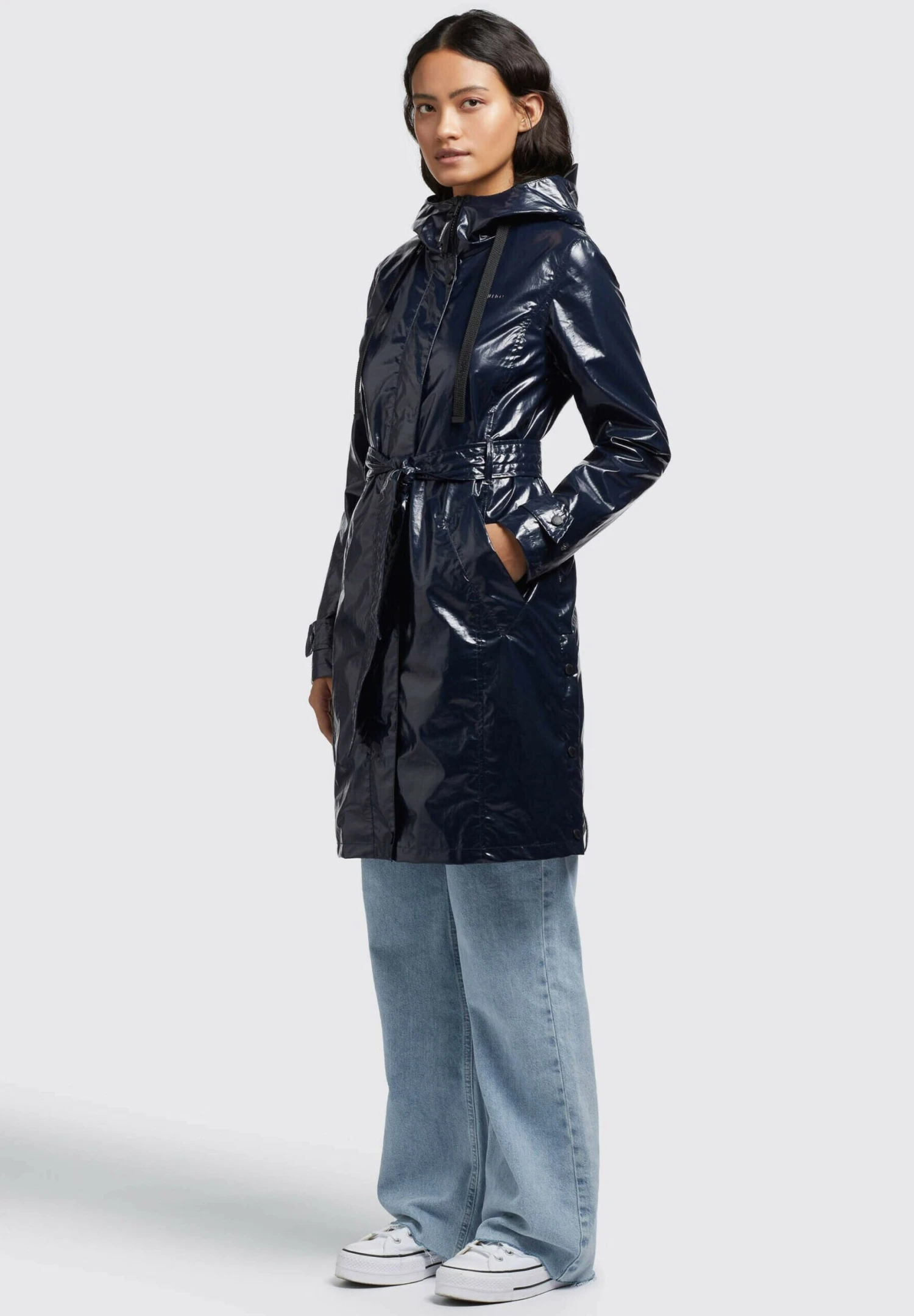 Khujo AleciaTrenchDunkelblau Donna Cappotti KH121U18A-K11 2 Khujo AleciaTrenchDunkelblau Donna Cappotti KH121U18A-K11 - immagine 2