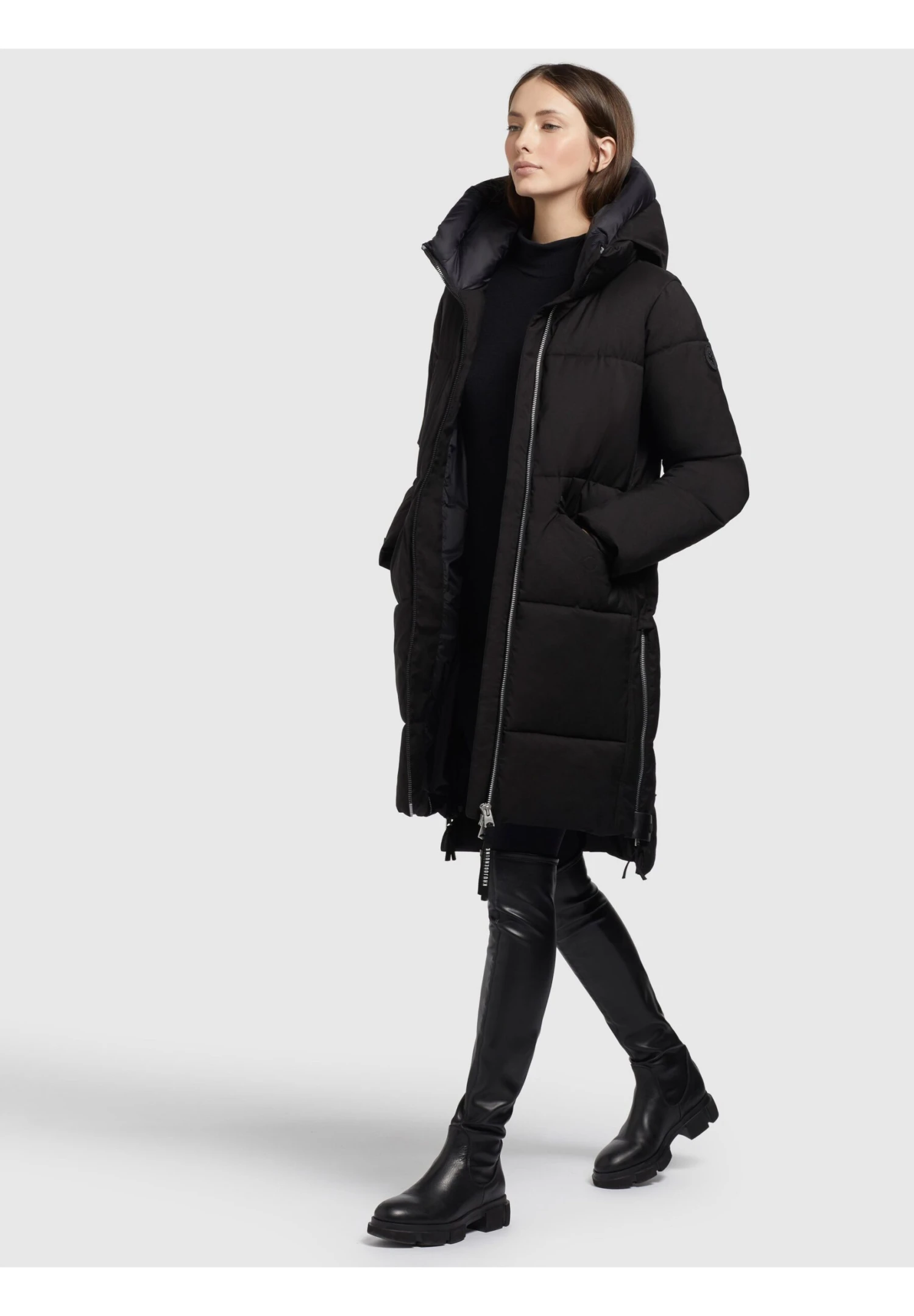 Khujo Yeony - Cappotto Invernale - Schwarz 6 Khujo Yeony - Cappotto Invernale - Schwarz - immagine 6