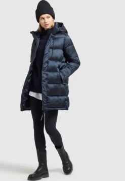 Khujo Word SatinCappotto InvernaleDunkelblau Donna Cappotti KH121U157-K11 -Khujo Negozio di alimentari a3ff4b8595b84394a145dae8b6114863