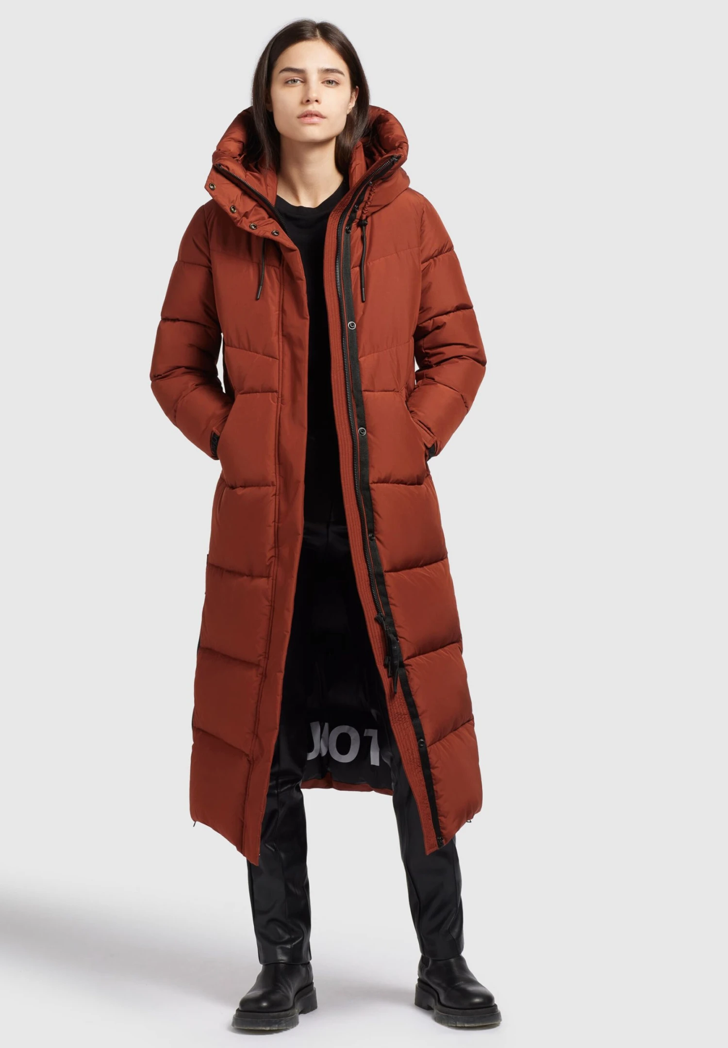 Khujo ShimantaCappotto InvernaleRotbraun Donna Cappotti KH121U1AJ-G11 2 Khujo ShimantaCappotto InvernaleRotbraun Donna Cappotti KH121U1AJ-G11 - immagine 2